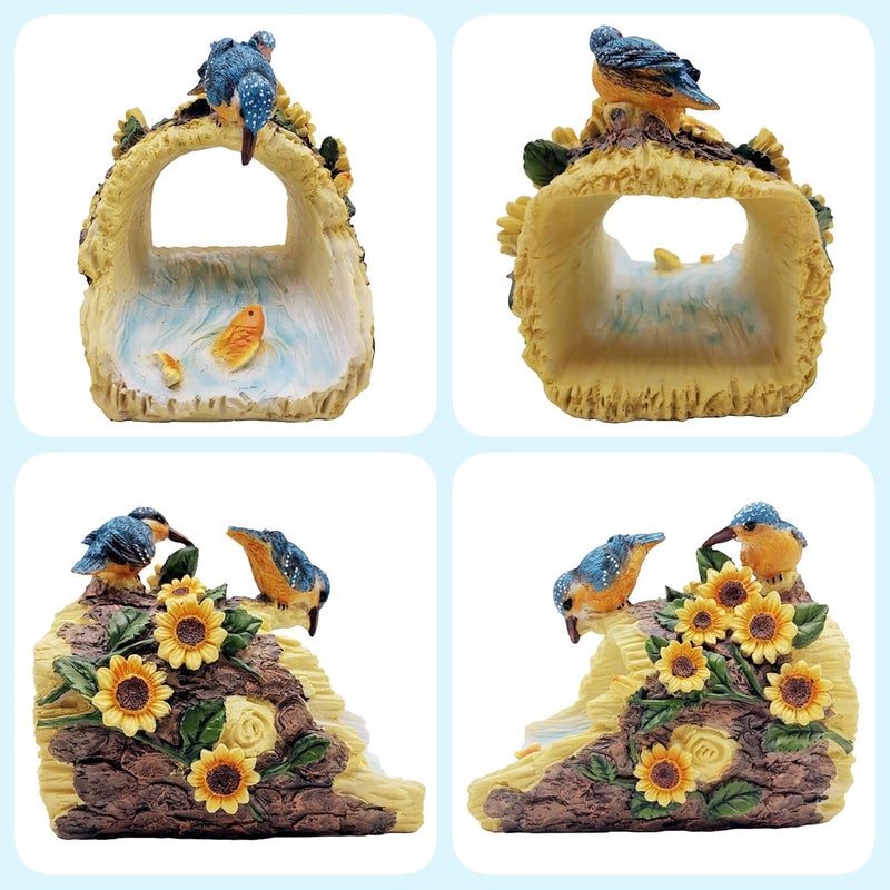 Euiroet Hummingbird Gutter Extender Diverter, Decorative Downspout Extensions, Splash Block, Eco-Friendly Resin, 3"x4" Downspouts, Unique Garden Statue Ornament, Ideal Outdoor Decor Gift - Image 3